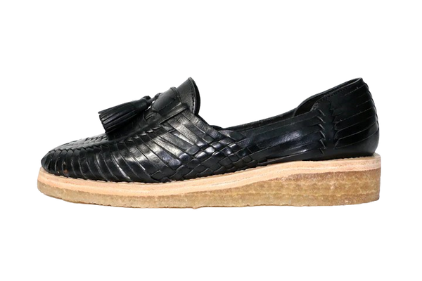 Black Moderno Huarache Loafer